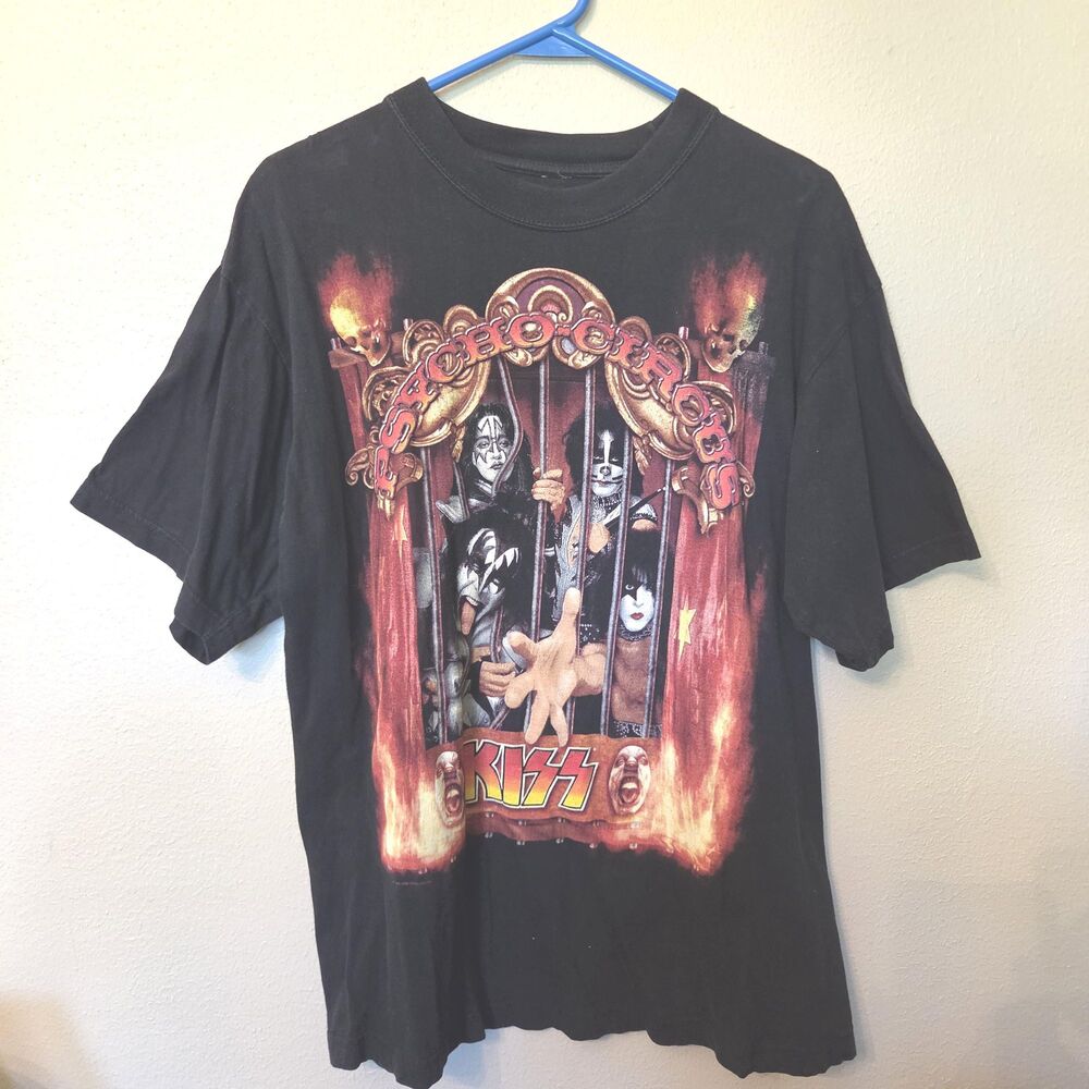 Vintage KISS Psycho Circus European Tour 1999 Rock of Nations T Shirt Large